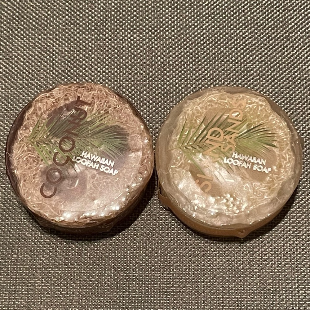 Hawaiian loofah soaps
